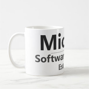 Café Caneca de Trabalho Personalizada – Nome e Cargo Cu