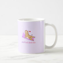 Caneca de Treino de Cachorrinho Fofo – Humor de Fi