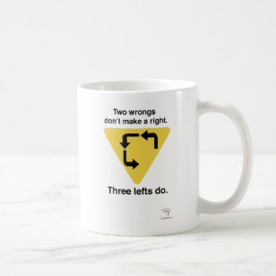 Café Caneca de três esquerdas