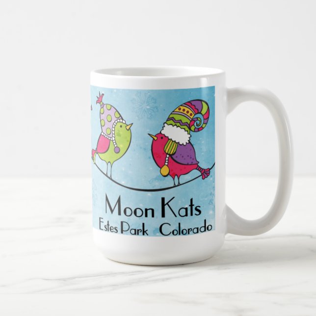 Café Caneca de três pássaros (Direita)