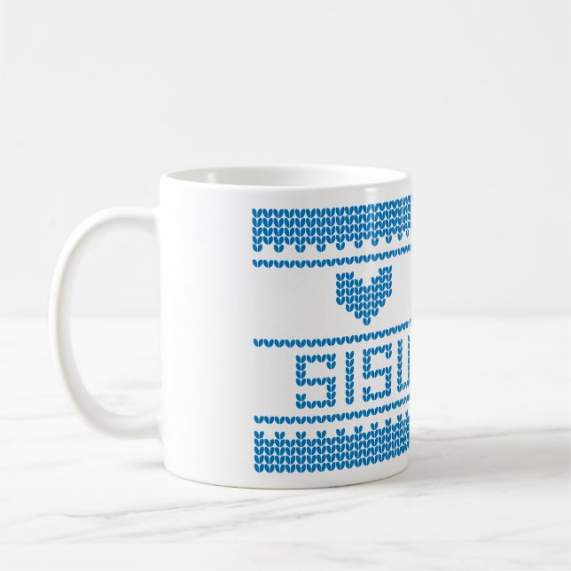 Café Caneca de Tricô Sisu Heart 3 (Esquerda)