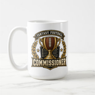 Café Caneca de Troféu de Comissário de Futebol Fantasia