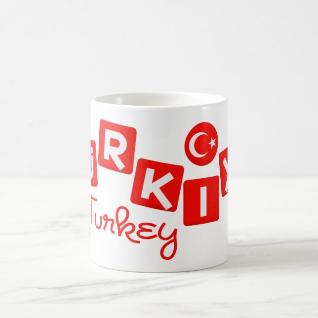 Café Caneca de TURQUIA - escolha o estilo & a cor (Centro)