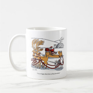 Café caneca de Unicorn Reindeer