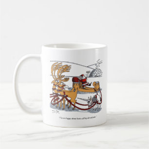 Café caneca de Unicorn Reindeer