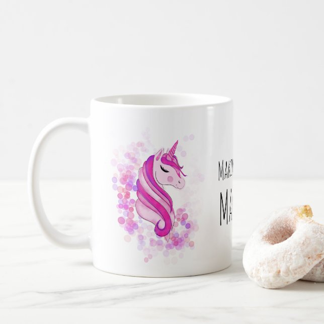 Café Caneca de Unicórnio (Com Donut)
