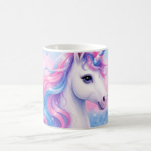Café Caneca de Unicórnio Pastel Sonhador