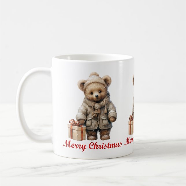 Café Caneca de Urso de Natal (Esquerda)