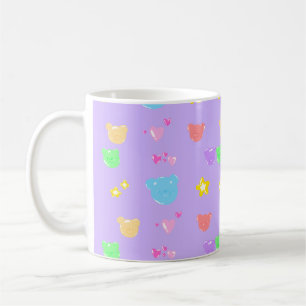 Café caneca de urso gomoso