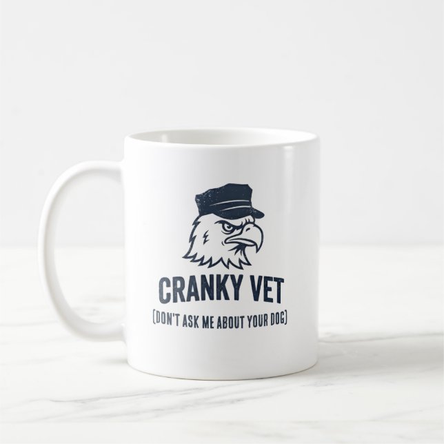 Café Caneca de Veterano Irritado (Esquerda)