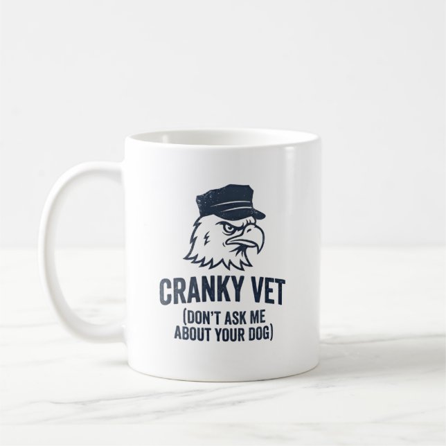 Café Caneca de Veterano Irritado (Esquerda)