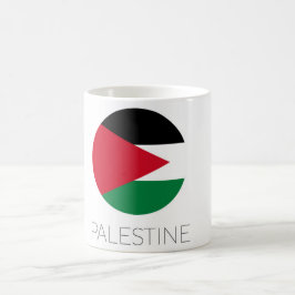 Café Caneca de Viagem Bandeira da Palestina