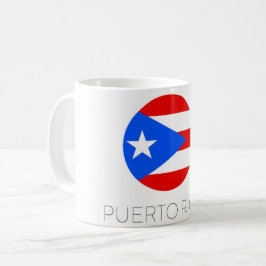 Café Caneca de Viagem Bandeira de Porto Rico