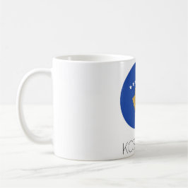 Café Caneca de Viagem Bandeira do Kosovo