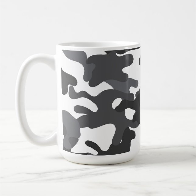 Café Caneca de viagem de Bebidas de Camuflagem Branca (Esquerda)