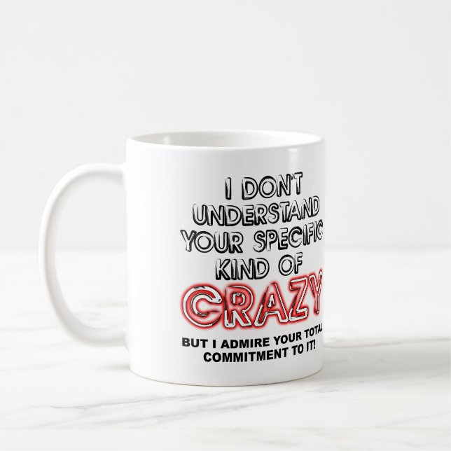 Café Caneca de Viagem de Citações Engraçadas Loucas (Esquerda)