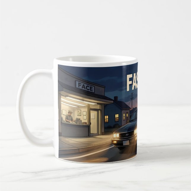 Café Caneca de viagem de fuga da cidade Twilight Fast C (Esquerda)