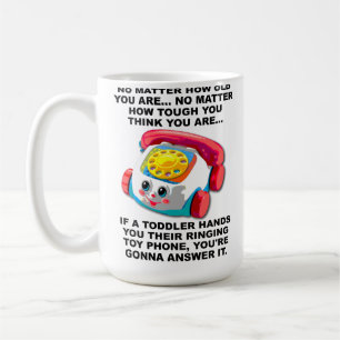 Café Caneca de Viagem Divertida de Telefone para Crianç