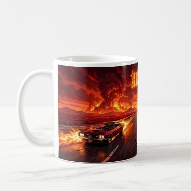 Café Caneca de Viagem Estrada Rebelde do Inferno Ardent (Esquerda)
