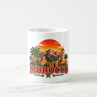 Café Caneca de Viagem Marrocos Vintage - Kasbah Marroqu