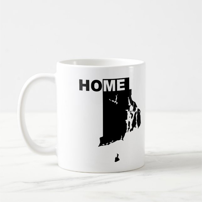 Café Caneca de Viagem Rhode Island Lar Longe do Estado (Esquerda)