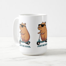 Caneca de Vibrações de Patinete de Capivara Divert