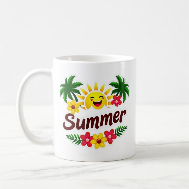 Café Caneca de Vibrações de Verão (Esquerda)