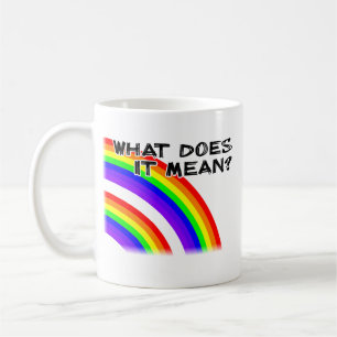 Café Caneca de Vídeo do Arco-íris Duplo