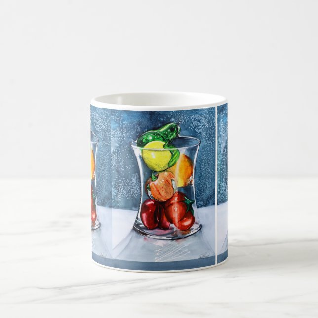 Café Caneca de vidro da fruta (Centro)