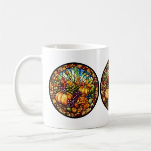 Café Caneca De Vidro De Ação De Graças