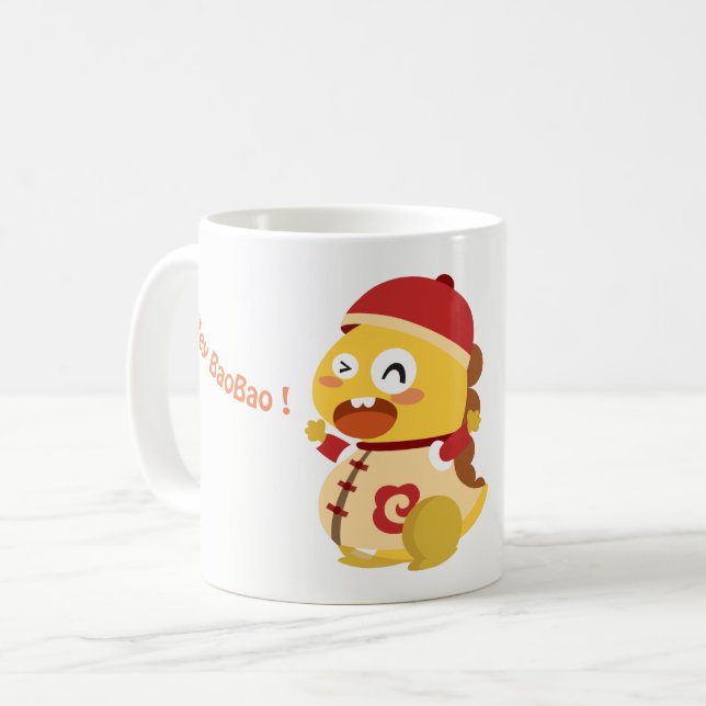Café Caneca de VIPKID BaoBao (edição limitada) (Frente Esquerda)