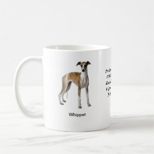 Café Caneca de Whippet - com duas imagens e um motivo
