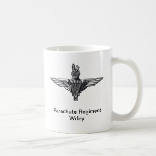Café Caneca de Wifey do regimento do pára-quedas