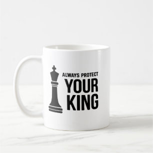 Café Caneca de Xadrez Sempre Proteja Seu Rei – Inspirad