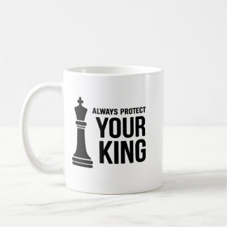 Café Caneca de Xadrez Sempre Proteja Seu Rei – Inspirad
