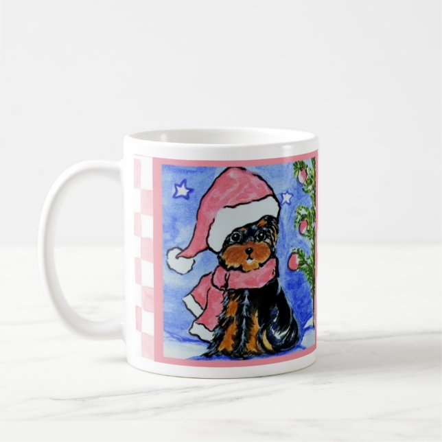 Café Caneca de Yorkie Poo Fofo (Esquerda)
