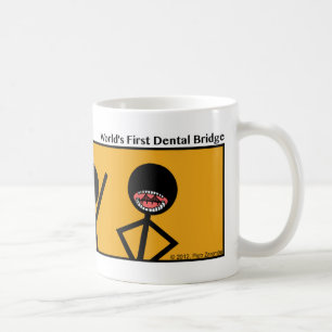 Café Caneca dental de Stickman da ponte do mundo