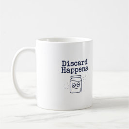 Café Caneca Descarte Acontece | Citação Engraçada de Pa