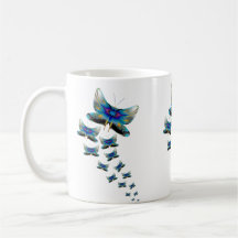 Caneca Desfile de Borboletas – Voo Vibrante em Cor