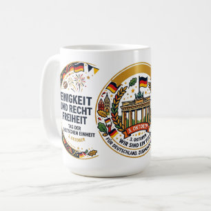 Café Caneca "Dia da Unidade Alemã" 3 de outubro