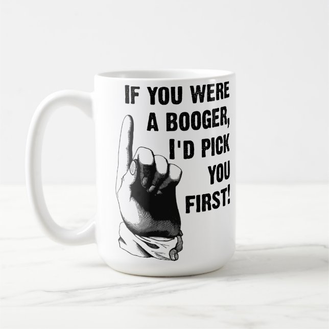 Café Caneca Divertida "Bicho de Nariz Escolhe Você Prim (Esquerda)