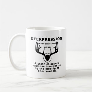 Café Caneca Divertida de Caça à Depressão