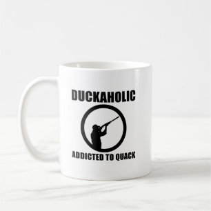 Café Caneca Divertida de Caça ao Pato Viciado