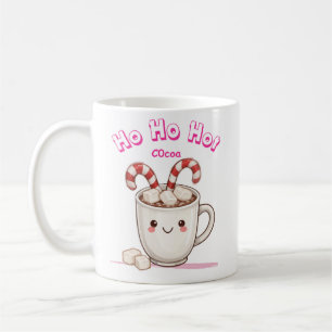 Café Caneca Divertida de Chocolate Quente Ho Ho no Nata