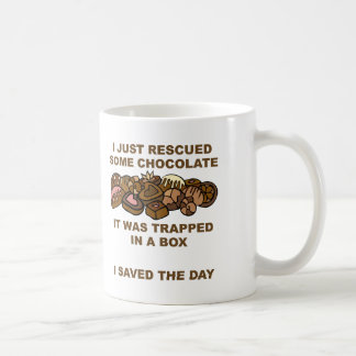 Café Caneca Divertida de Chocolate Resgatado