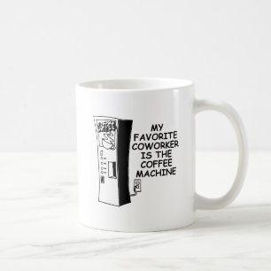 Café Caneca Divertida de Colega de Trabalho de Máquina