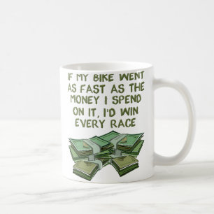 Café Caneca Divertida de Corrida de Motocicleta