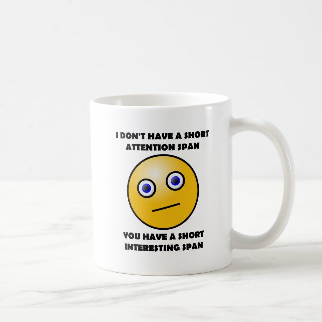 Café Caneca Divertida de Curta Duração Interessante (Direita)
