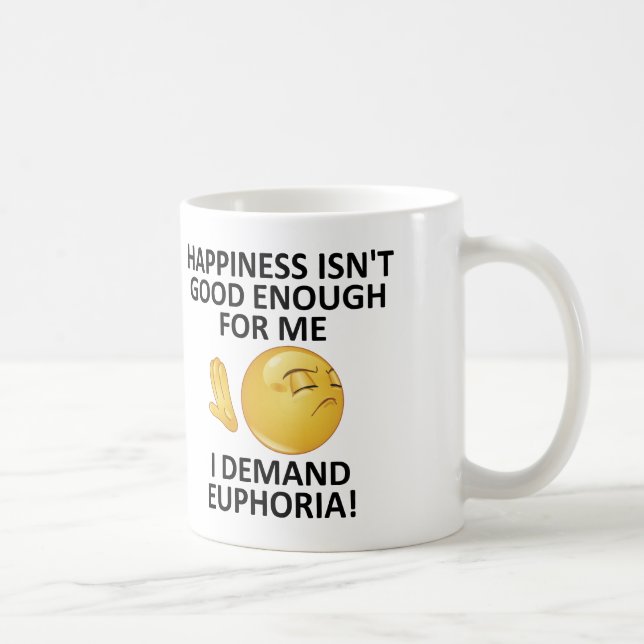 Café Caneca Divertida de Demanda Eufórica ou Caneca de  (Direita)