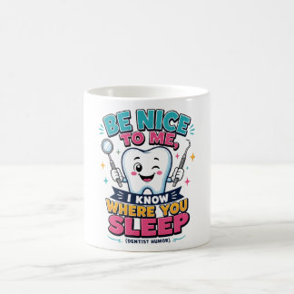 Café Caneca Divertida de Dente - Desenho Animado de Den